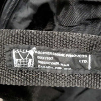 Hvy Nylon Saddle Storage - Carry Bag, shoulder strap *gc, clean, older, frayed inner seams
