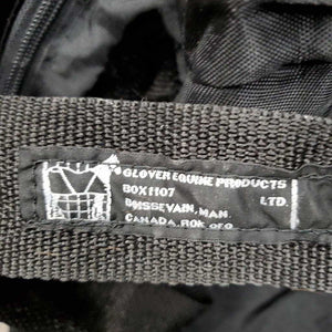 Hvy Nylon Saddle Storage - Carry Bag, shoulder strap *gc, clean, older, frayed inner seams