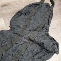 Hvy Nylon Saddle Storage - Carry Bag, shoulder strap *gc, clean, older, frayed inner seams
