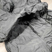 Hvy Nylon Saddle Storage - Carry Bag, shoulder strap *gc, clean, older, frayed inner seams
