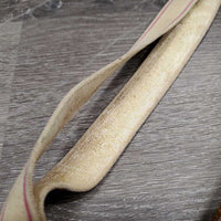 Narrow Double Elastic & Thick Leather Breastplate *vgc, clean, stained elastic, older, holes, mnr scraped edges

