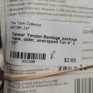 Tendon Bandage, package *new, older, unwrapped