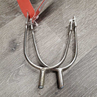 Light POW Spurs *fair, v.rubbed & thin edges, dirt, scratches, discolored
