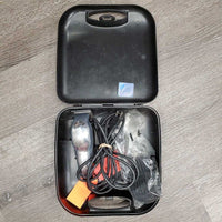 Adj Blade Clippers, Box, Blade, 4 Guards, Cover, oil, comb *WORK, rusty, hairy, older, rubs, SOUND OK
