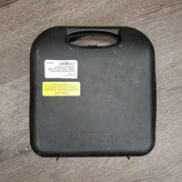Adj Blade Clippers, Box, Blade, 4 Guards, Cover, oil, comb *WORK, rusty, hairy, older, rubs, SOUND OK
