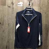 LS Technical Sun Shirt, 1/2 Zip Up, mesh sleeves *vgc/xc
