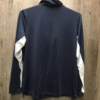 LS Technical Sun Shirt, 1/2 Zip Up, mesh sleeves *vgc/xc
