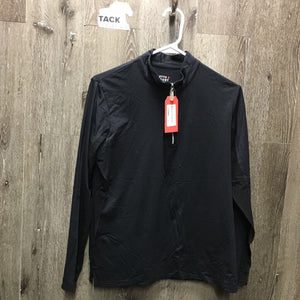 LS Sun Shirt, Mesh Sleeves, 1/3 Zip Up *vgc/xc