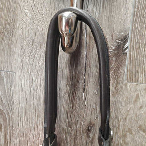 Monocrown Rsd/Padded Bridle, Flash, Bling Brow, Cotton Web Reins *vgc/gc, dirt, edge scrapes, scratches, stiff, rubs, creases