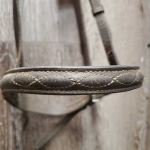 Fs Rsd Noseband *gc/fair, dry, dirty, xholes, rubs, loose keepers, older, stiff, dents