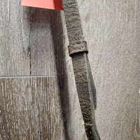 Fs Rsd Noseband *gc/fair, dry, dirty, xholes, rubs, loose keepers, older, stiff, dents
