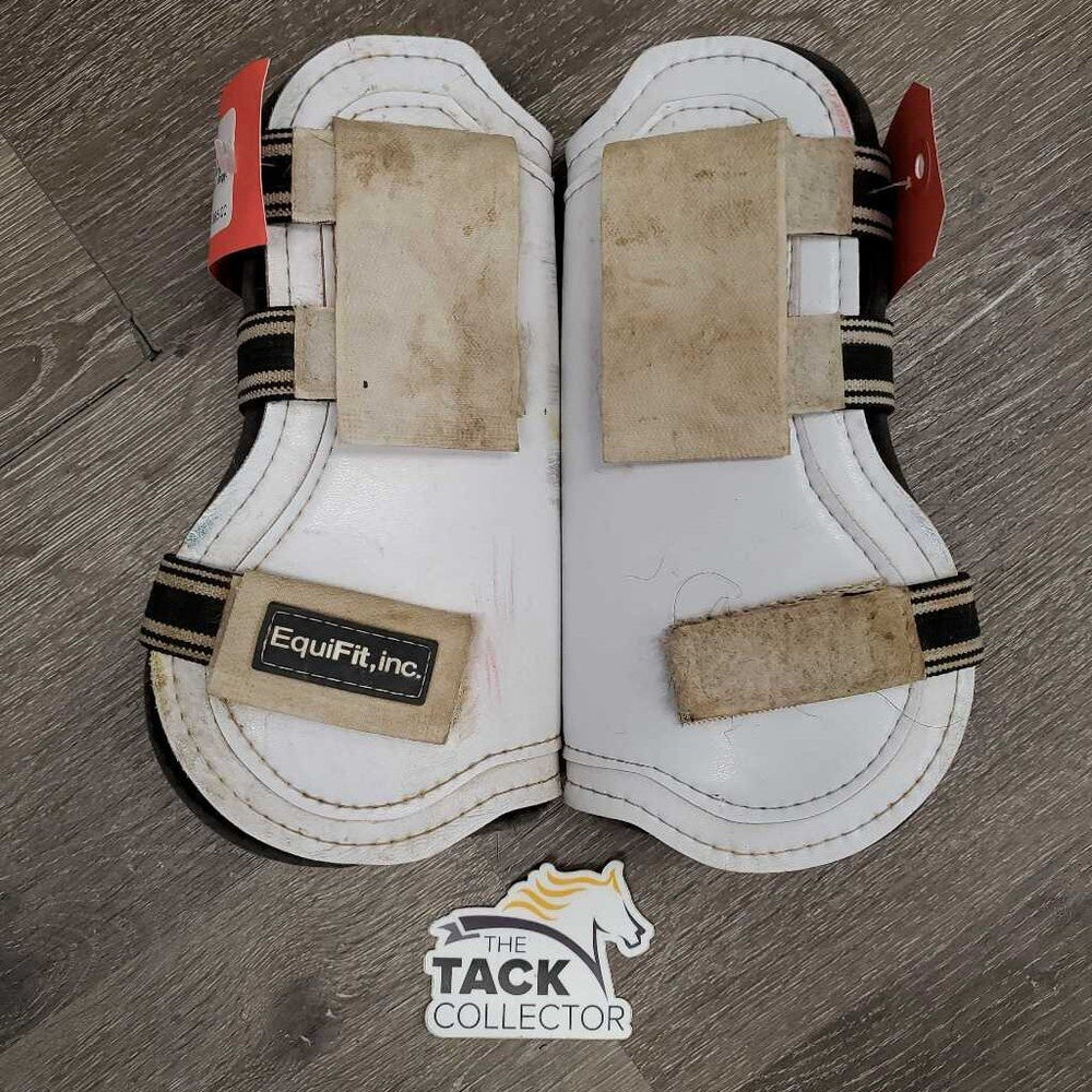 Open Front Boots, Memory Foam Liners, velcro *fair, dirty, hairy, stains, rubs, scrapes, dingy, older