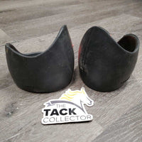 Pr Rubber Pull On Quarter Boots *gc, dirty, faded, dusty, scrapes