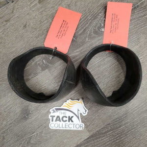 Pr Rubber Pull On Quarter Boots *gc, dirty, faded, dusty, scrapes