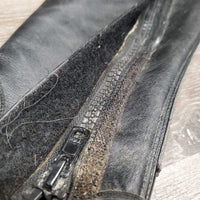 Leather Half Chaps *vgc, dirt, rubs & scratches