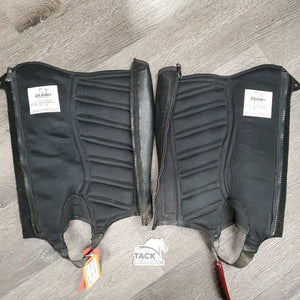 Leather Half Chaps *vgc, dirt, rubs & scratches