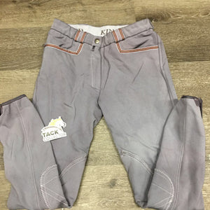 Hvy Euroseat Breeches *vgc, pilly, puckers *DYED *wash separately