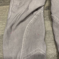 Hvy Euroseat Breeches *gc, rubs, pills, stains, puckered *DYED *wash separately
