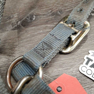 Thick Nylon Halter *fair, v.dirty, stiff, stains, faded, hole & edge rubs & frays