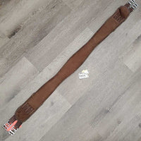 Memory Foam & Nylon Web Girth, 2x els, Center D Ring *fair, clean, v.torn edges, breaking elastics
