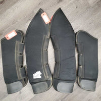 4 Front & Hind Shipping Boots *vgc, dirty, threads
