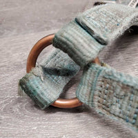 Thick Nylon Halter *gc/fair, faded, edge rubs & frays, stains, snags, discolored, rubbed
