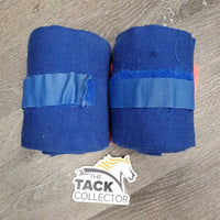 2 Stretchy Cotton Leg Wraps *gc, clean, sm hole, mnr hairy, loose threads
