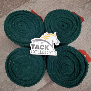4 Fleece Polo Wraps *gc/fair, clean, v.clumpy, hairy, older