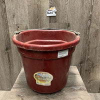 Flat Back Plastic Bucket *gc, dirty, scuffed, scratches, chews
