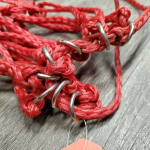 Lg Hole Nylon Rope Hay Net *xc/like new, clean, v.mnr stains