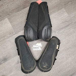 Neoprene Closed Front & Hind Boots, velcro *gc, dirty, stained, rubs