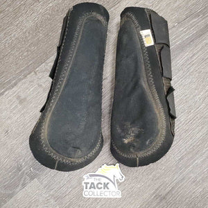 Neoprene Closed Front & Hind Boots, velcro *gc, dirty, stained, rubs