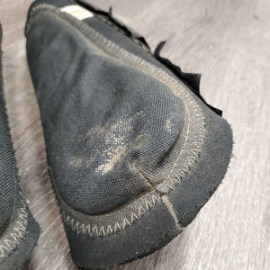 Neoprene Closed Front & Hind Boots, velcro *gc, dirty, stained, rubs