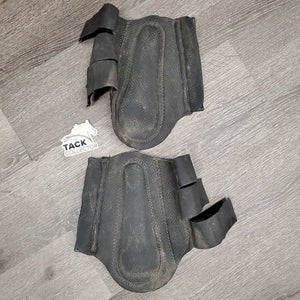 Neoprene Closed Front & Hind Boots, velcro *gc, dirty, stained, rubs