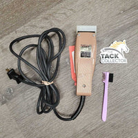 Single Speed Ear Trimmer Clippers, blades, cover, box, brush, manual *gc, older, clean, SOUND GOOD, WORK
