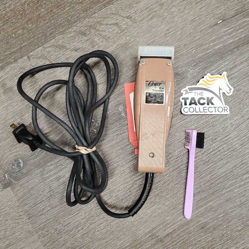 Single Speed Ear Trimmer Clippers, blades, cover, box, brush, manual *gc, older, clean, SOUND GOOD, WORK
