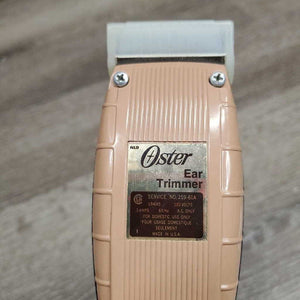 Single Speed Ear Trimmer Clippers, blades, cover, box, brush, manual *gc, older, clean, SOUND GOOD, WORK