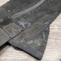 JUNIORS Micro Suede Half Chaps, bag *vgc/gc, mnr dust/dirt, rubs & fading

