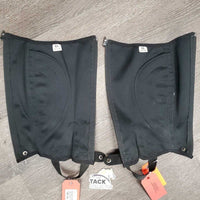 JUNIORS Micro Suede Half Chaps, bag *vgc/gc, mnr dust/dirt, rubs & fading
