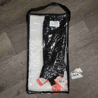 JUNIORS Micro Suede Half Chaps, bag *vgc/gc, mnr dust/dirt, rubs & fading
