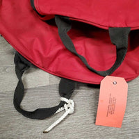 Saddle Bag, Shoulder Pad *broken tab, NO Shoulder Strap, fair, dirt/stains, hair, snags, holes, binding: rubs & torn

