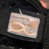 Pr Closed Boots *gc, mnr hair, stains, v.hairy velcro, clean, residue, faded, rubs
