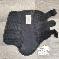Pr Closed Boots *gc, mnr hair, stains, v.hairy velcro, clean, residue, faded, rubs
