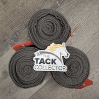 3 Thin Fleece Polos *gc, hairy, clumpy, stretched edges, hairy velcro, snag/threads
