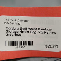 Cordura Stall Mount Bandage Storage Holder Bag *xc/like new