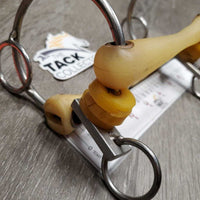 Complex Spaced Double Mouth Gag Bit *gc, oxidization, stained, older, cracked
