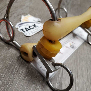 Complex Spaced Double Mouth Gag Bit *gc, oxidization, stained, older, cracked