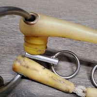 Complex Spaced Double Mouth Gag Bit *gc, oxidization, stained, older, cracked
