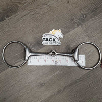 Med Hvy Pinchless Loose Ring Snaffle Bit *gc, clean, scuffs, scratches
