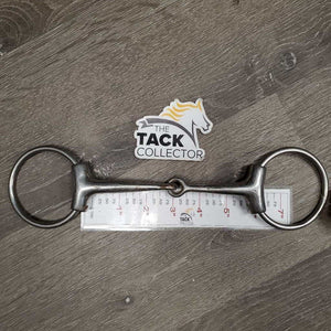 Thin Pinchless Loose Ring Snaffle Bit *gc/fair, rust spots, clean, scratches, residue